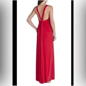 BCBGMAXAZRIA Red Rio Hali Dress